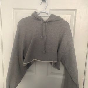 TNA Cozy Fleece Cropped Boyfriend Hoodie